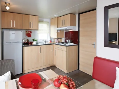 Accommodation - Mobile Home Ciela Confort Compact - 3 Bedrooms - image n°3 - Camping Le Lac Bleu