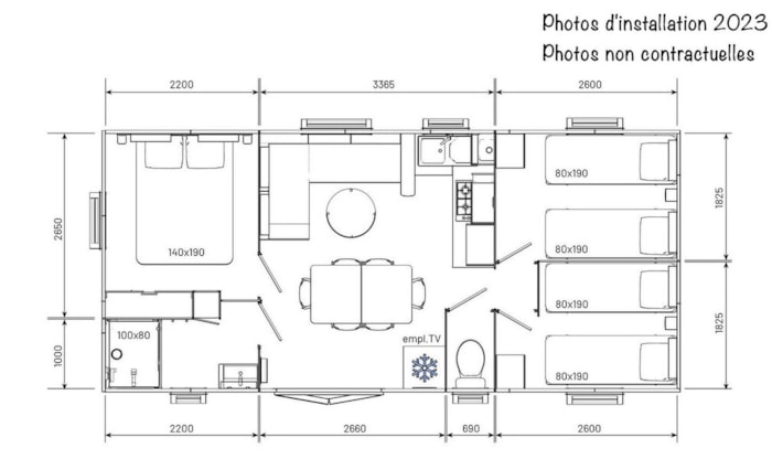 Mobil Home Ciela Confort - 3 Chambres - Vue Sur Le Lac