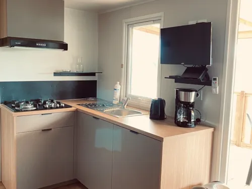 Accommodation - Ciela Confort Mobile Home - 3 Bedrooms - Lake View - image n°3 - Camping Le Lac Bleu