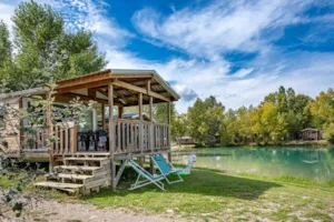 Locatif - Ciela Confort Bay mobile home - 2 bedrooms - Lake view - Camping Le Lac Bleu