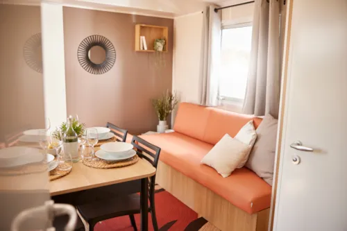 Accommodation - Ciela Confort Mobile Home - 3 Bedrooms - Lake View - image n°4 - Camping Le Lac Bleu
