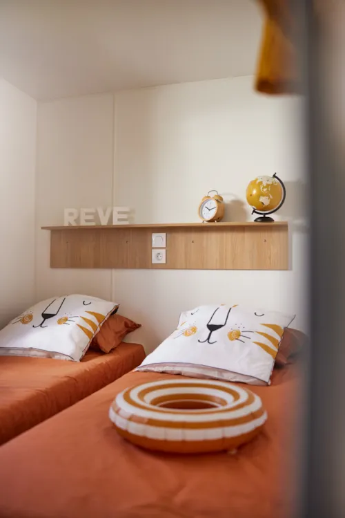 Accommodation - Ciela Confort Mobile Home - 3 Bedrooms - Lake View - image n°6 - Camping Le Lac Bleu