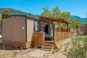 Locatif - NEW - Mobil home Ciela Privilège - 2 bedrooms - Dishwasher, barbecue - Camping Le Lac Bleu