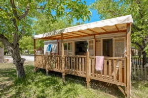 Locatif - Ciela Confort mobile home - 2 bedrooms - 2 bathrooms - Lake view - Camping Le Lac Bleu