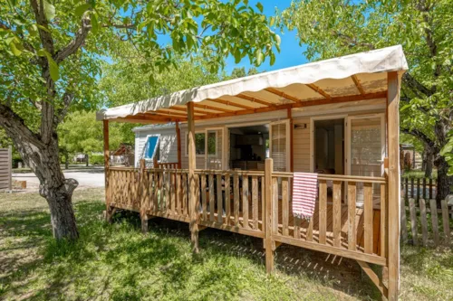 Accommodation - Ciela Confort Mobile Home - 2 Bedrooms - 2 Bathrooms - Lake View - image n°1 - Camping Le Lac Bleu