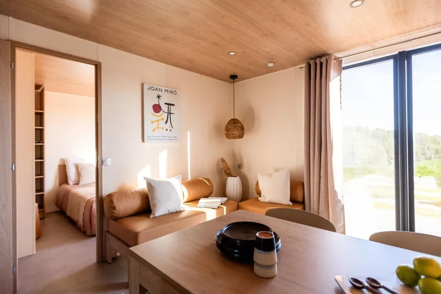 Accommodation - Ciela Exception Mobile Home - 2 Bedrooms - Spa - Camping Le Lac Bleu