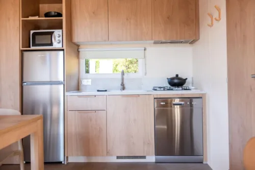 Accommodation - Ciela Exception Mobile Home - 2 Bedrooms - Spa - image n°2 - Camping Le Lac Bleu