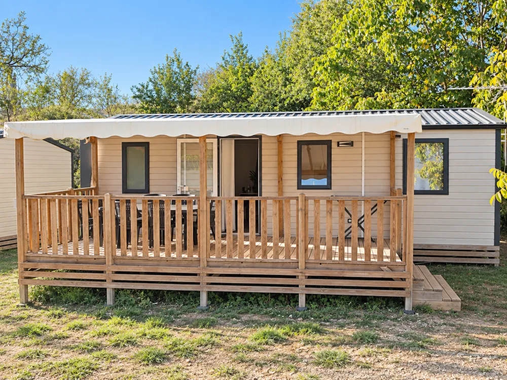 Mietunterkunft - Mobilheim Ciela Confort Compact - 3  Zimmer - Camping Le Lac Bleu