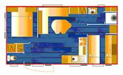 D-Mobil Home Océane 27 M²  - 2 Chambres