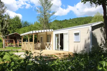 Huuraccommodatie(s) - Stacaravan Nirvana 36 M² Quattro - Zondag - Camping Le Moulin de Serre