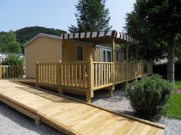 Accommodation - V-Mobile-Home Hélios 31M2 – Adapted To The People With Reduced Mobility - Camping Le Moulin de Serre