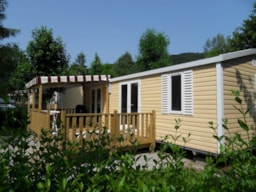 Accommodation - S-Mobile-Home Riviera Suite 31M2 - 2 Bedrooms - Camping Le Moulin de Serre