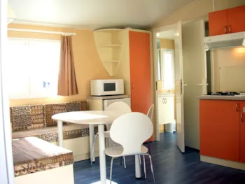 Huuraccommodatie(s) - Stacaravan Océane 27 M² - 2 Slaapkamers - Zaterdag - Camping Le Moulin de Serre