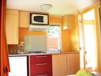 Huuraccommodatie(s) - Stacaravan Super Astria - 16 M² - 1 Slaapkamer - Zondag - Camping Le Moulin de Serre