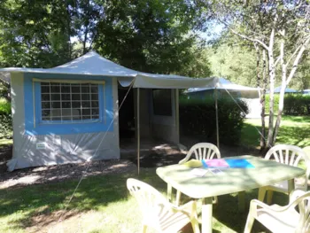 Huuraccommodatie(s) - Bungalow Tent Lagune 16 M² - 2 Slaapkamers - Zonder Sanitair - Zondag - Camping Le Moulin de Serre