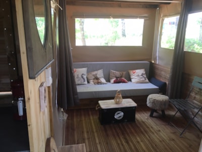 Caba'tente Lodge 25 m² - 2 bedrooms - with toilet block - Sunday