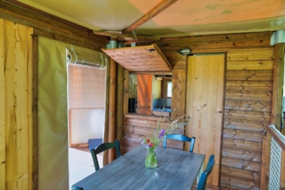 Caba'tente Lodge 25 m² - 2 bedrooms - with toilet block - Sunday