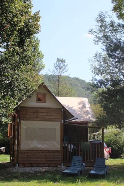 Caba'tente Lodge 25 m² - 2 bedrooms - with toilet block - Sunday