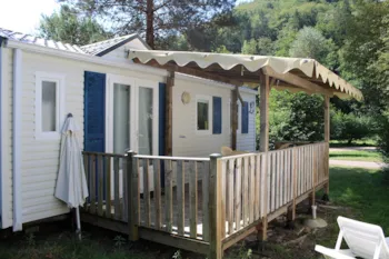 Huuraccommodatie(s) - Stacaravan Océane - 27 M² - 2 Slaapkamers - Maandag - Camping Le Moulin de Serre