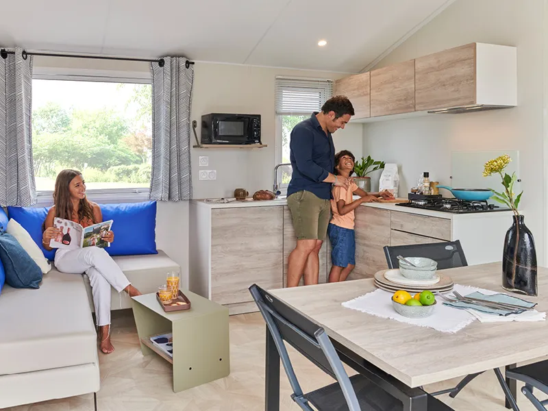 Accommodation - S Mh Toscane 3Ch  33M2 Saturday - Camping Le Moulin de Serre