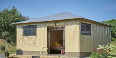 Canvas bungalow Lagune 16 m² - without toilet blocks - Saturday