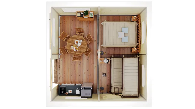 V-Bungalow Toilé Laguna 16 M² - Sans Sanitaires