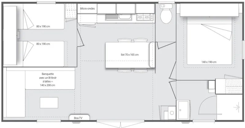 Mobil Home Club Climatisée  - Du Samedi Au Samedi - Juillet/Août