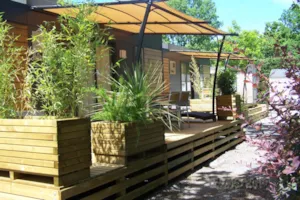 Locatif - Mobilheim „Taos“ für 5 Personen, klimatisiert - Domaine des Chênes