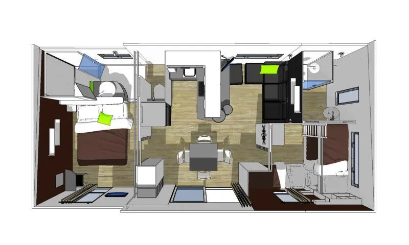 Mobil Home Taos Climatisé - Nuitée - 3 Minimum Juillet/Août