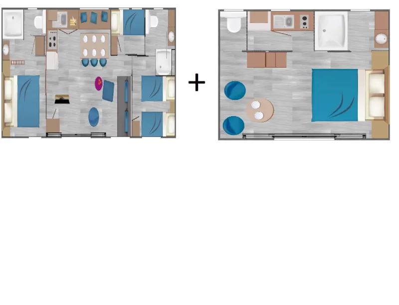 Mobil Home Taos Tribu Spa Climatisé - Du Samedi Au Samedi - Juillet/Août