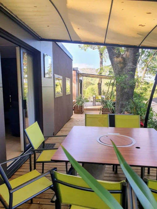 Accommodation - Air-Conditioned Mobil-Home Taos Tribe Spa - image n°3 - Domaine des Chênes