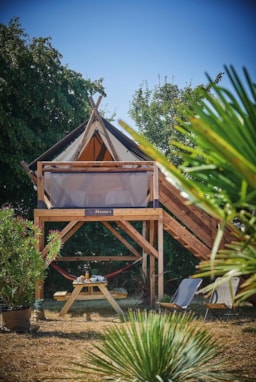 Accommodation - Bali Eco Tent - Domaine des Chênes