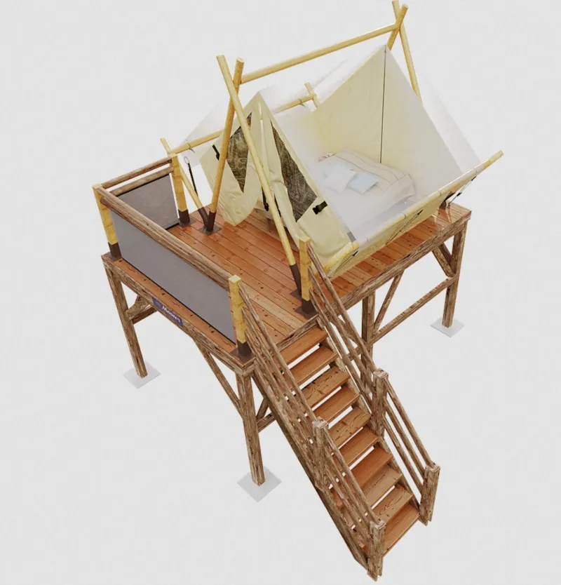 Eco Tente Moorea - Nuitée - 3 Minimum Juillet/Août