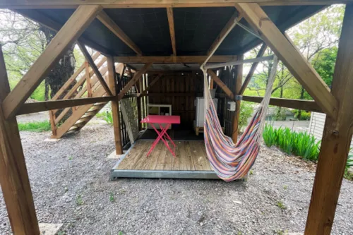 Mietunterkunft - Öko Zelt Moorea - image n°2 - Domaine des Chênes