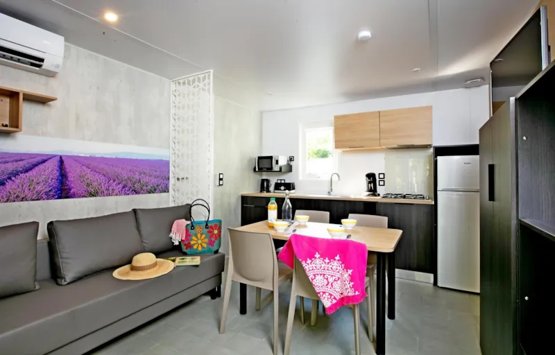 Mobile Home Laurier -  2 Salles De Bain - Grande Terrasse Couverte - Climatisation