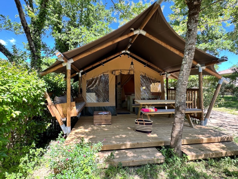 Tente Lodge avec terrasse