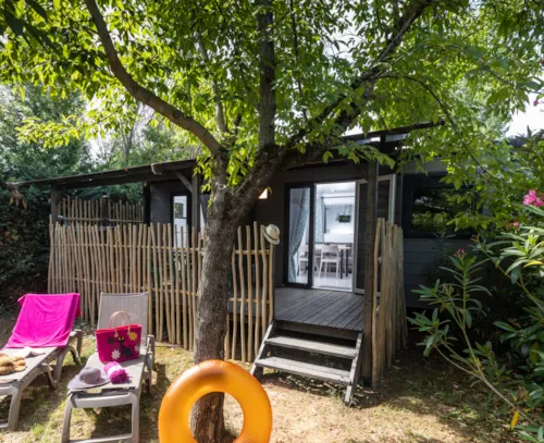 Accommodation - Mobile Home Iris -  Covered Terrace - Air Conditioning - image n°1 - Camping Les Coudoulets
