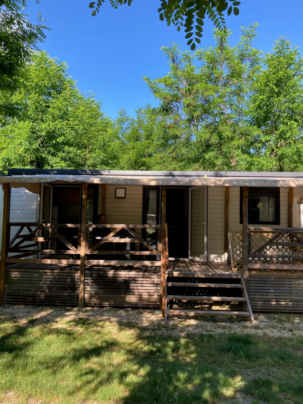 Location - Mobil-Home Premium 3 Chambres - Camping Domaine Arleblanc