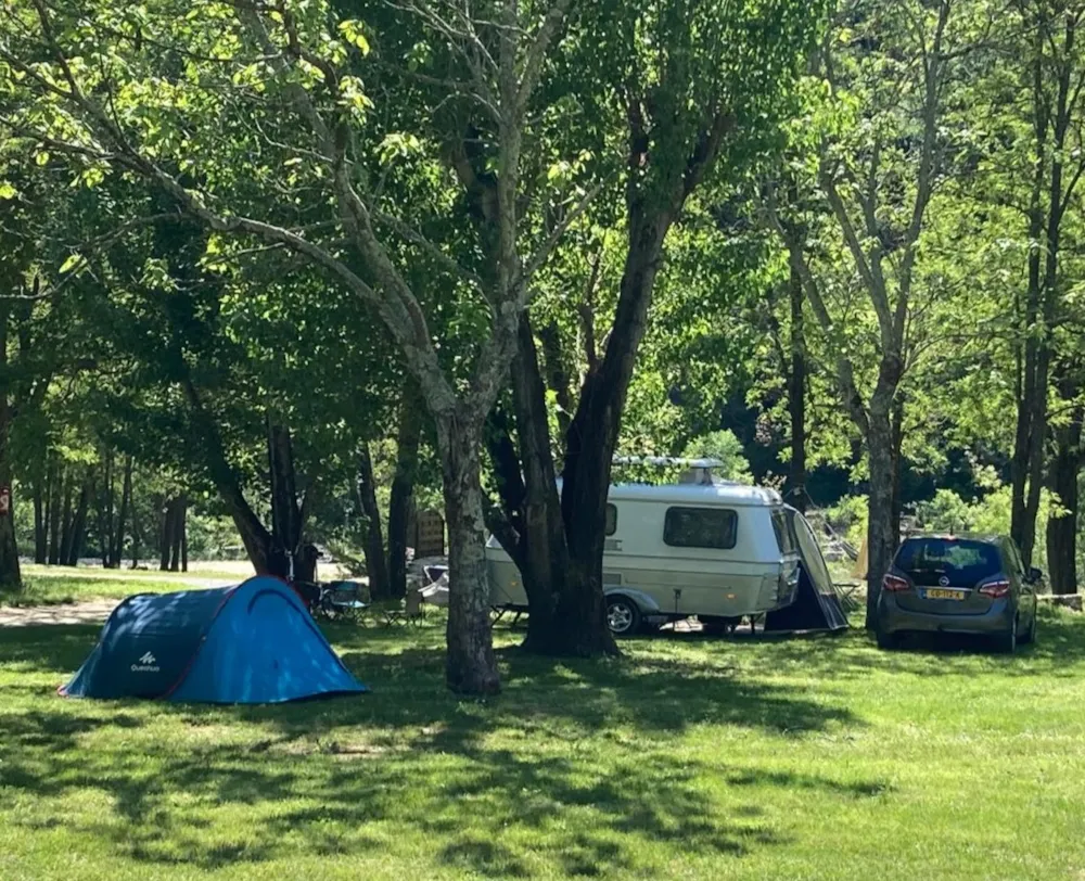 Pitch - Standard Pitch 2 Pers + Electricity +Car - Camping Domaine Arleblanc