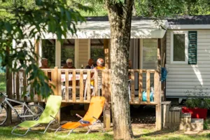 Locatif - Mobilhome 3 chambres : Classique - Camping Domaine Arleblanc