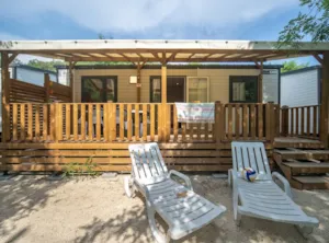 Locatif - Mobil-home 3 chambres - Collection Elegance - Camping Domaine Arleblanc