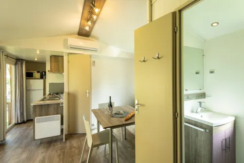 Location - Mobilhome 3 Chambres : Classique - image n°4 - Camping Domaine Arleblanc