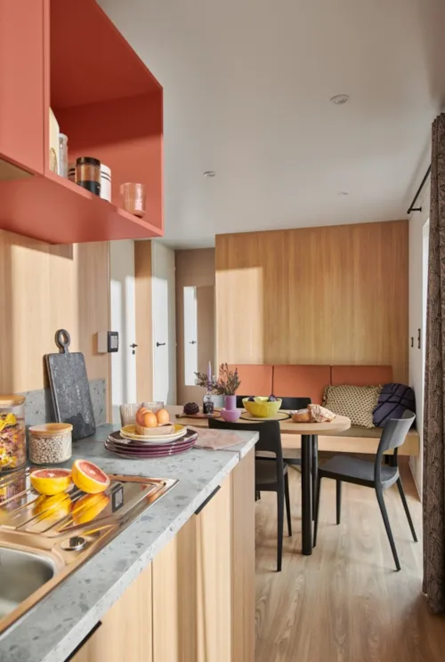 Location - Mobilhome 3 Chambres : Collection Signature - image n°4 - Camping Domaine Arleblanc