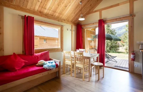 Mietunterkunft - Holzhaus - image n°6 - Huttopia Bourg Saint-Maurice