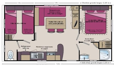 Mobil Home 2 Bedrooms