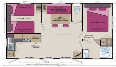 Mobil Home 2 Bedrooms
