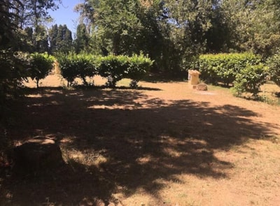 Pitch for hikers on foot or by bike.