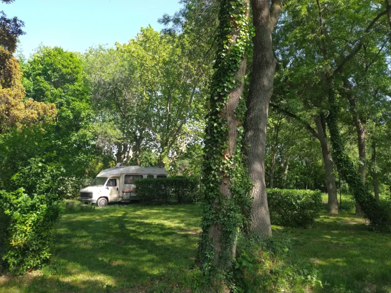 Emplacement Pour Un Randonneur Seul, À Pied Ou En Vélo.