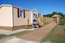 Accommodation - Mobile-Home Confort 32M² (2 Bedrooms) + Terrac + Bbq - Adapted To The People With Reduced Mobility - Flower Camping Vitamin