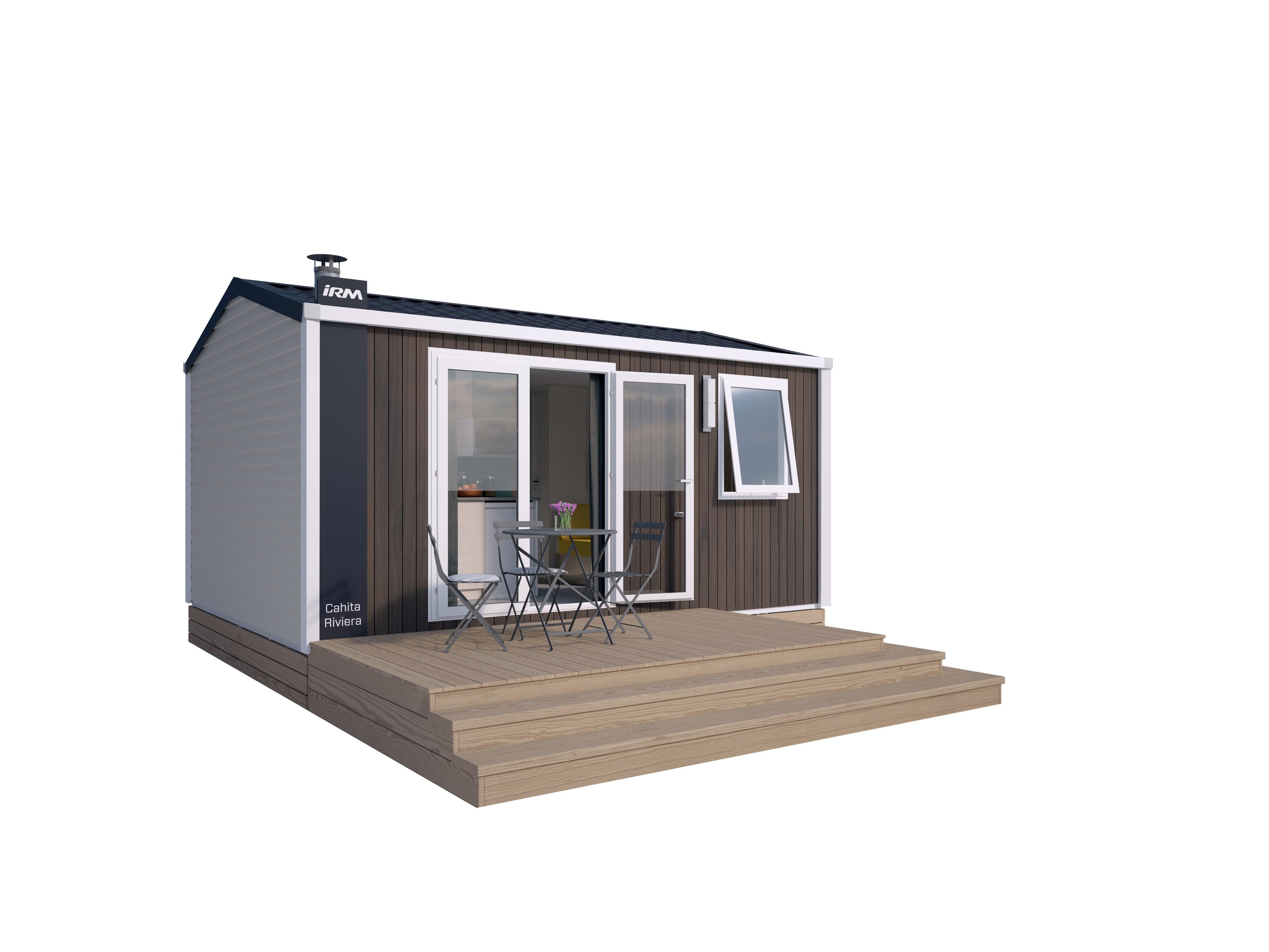 Mietunterkunft - Mobilheim Cahita Standard 17.8M² (1 Zimmer) - Tv + Terrasse - Flower Camping Vitamin